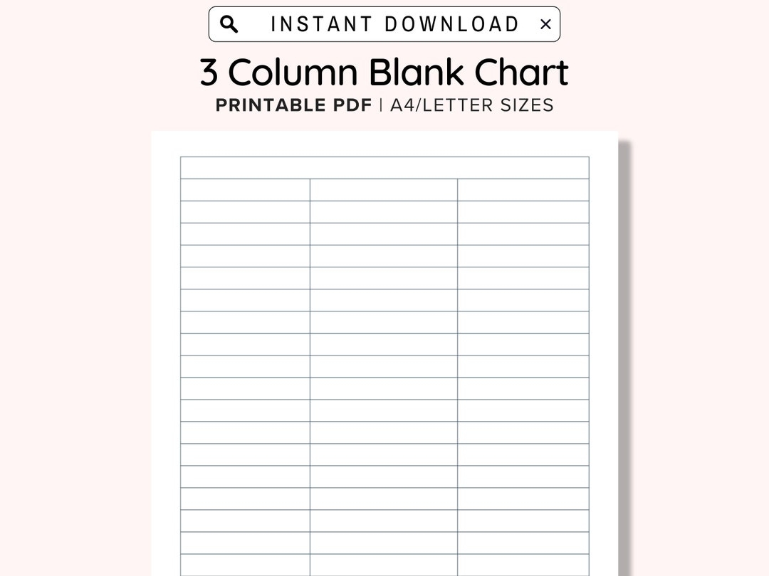 3 Blank Columns Chart Text Input Print And Write Printable Digital Download Blank Column Template Printable Columns Columns W Title PDF Etsy 3 Blank Columns Chart Text Input Print And Write Printable Digital Download Blank Column Template Printable Columns Columns W Title PDF Etsy