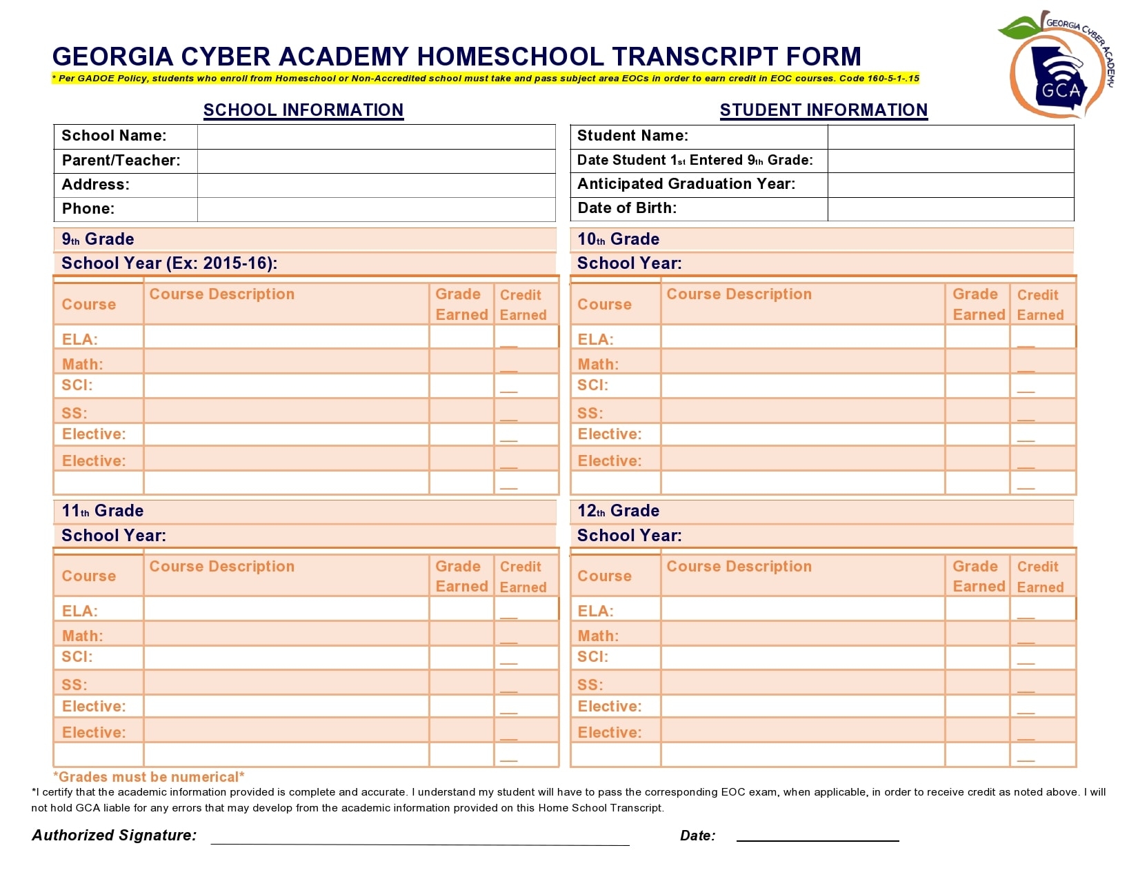 40 Editable Homeschool Report Card Templates