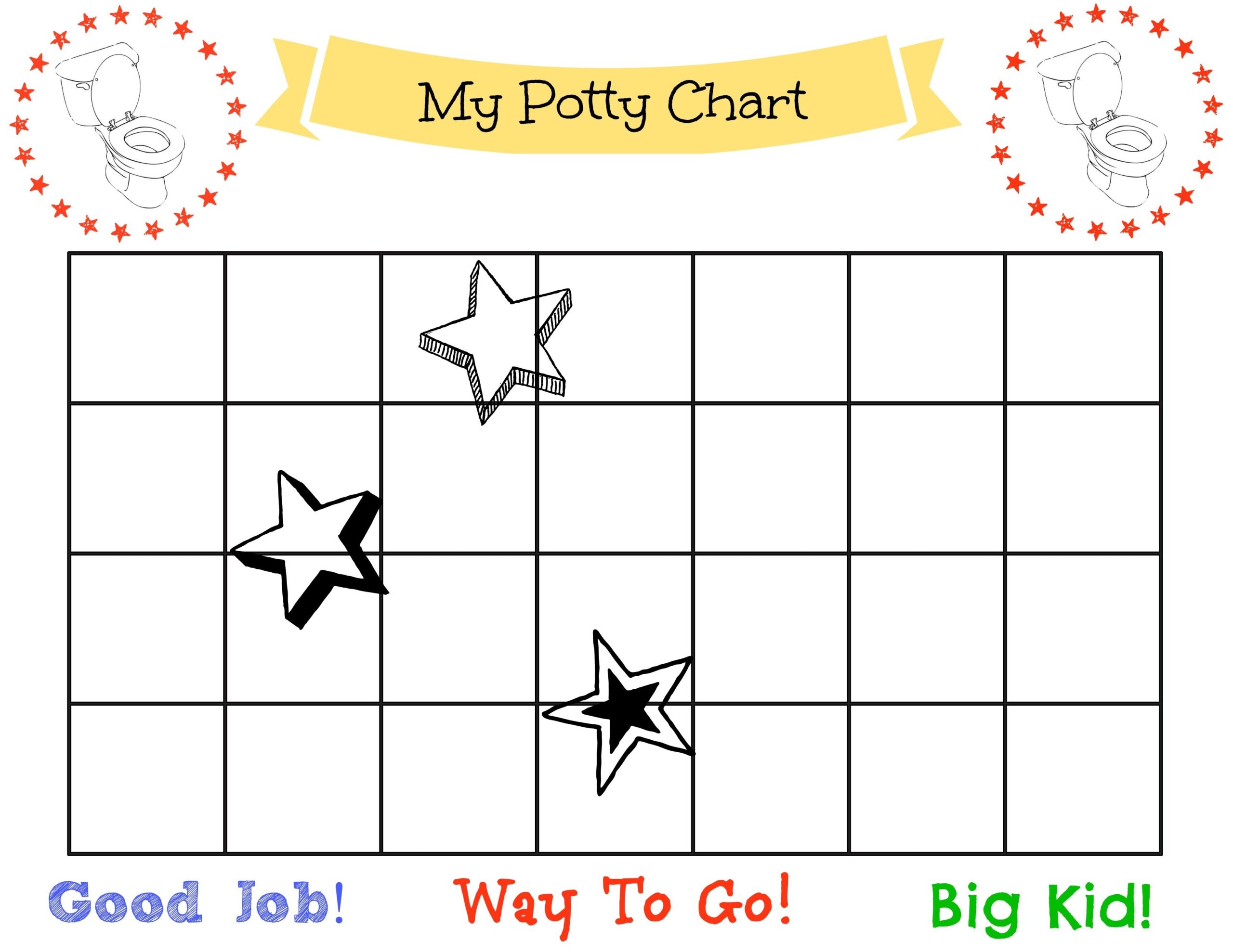 Potty Training Charts Printable Free Potty Training Charts Printable Free