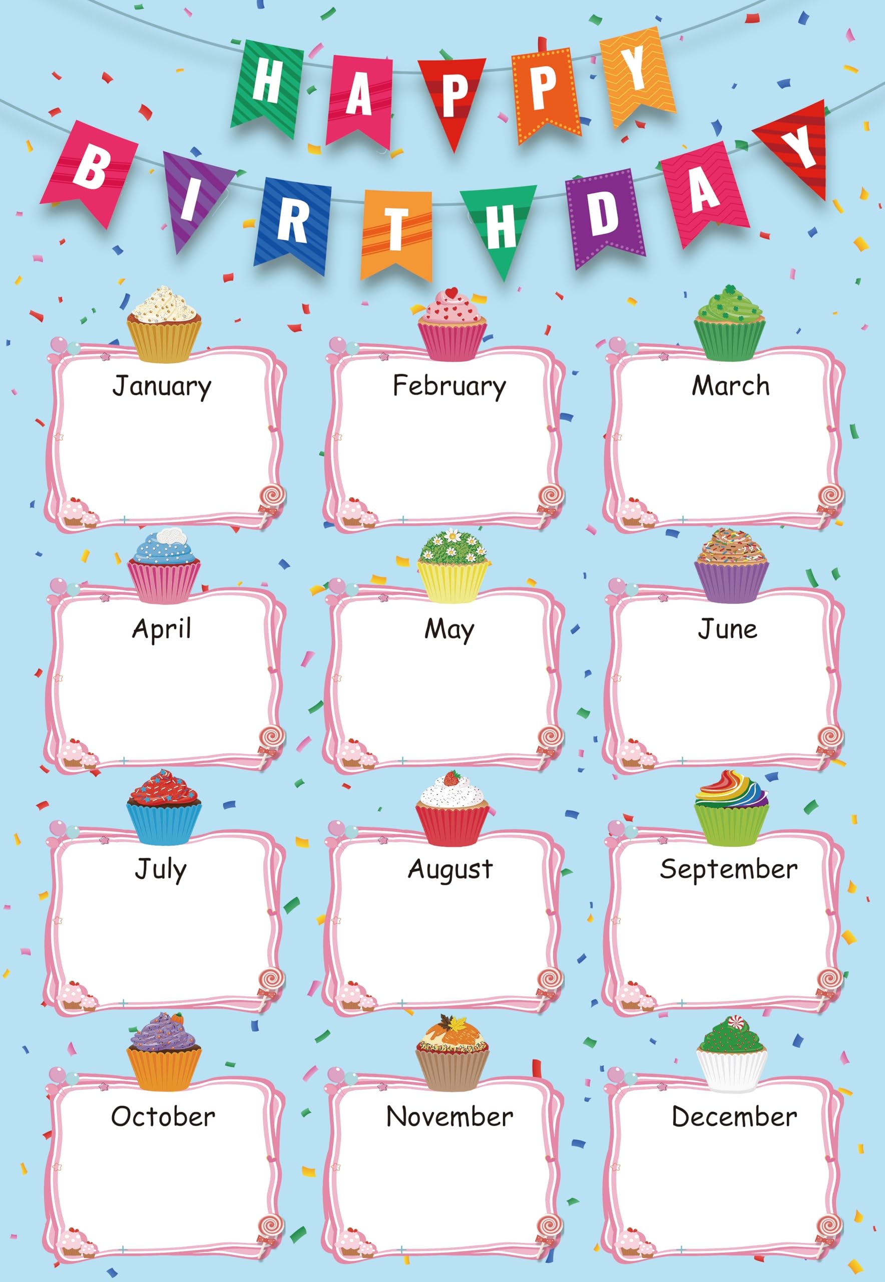 Amazon Birthday Chart For Classroom 11 X 17 Inch Birthday Poster For Classroom Back To School Supplies Classroom Birth Day Chart For Bulletin Board Classroom Decorations Classroom Calendar Teacher Supplies Office Products Amazon Birthday Chart For Classroom 11 X 17 Inch Birthday Poster For Classroom Back To School Supplies Classroom Birth Day Chart For Bulletin Board Classroom Decorations Classroom Calendar Teacher Supplies Office Products