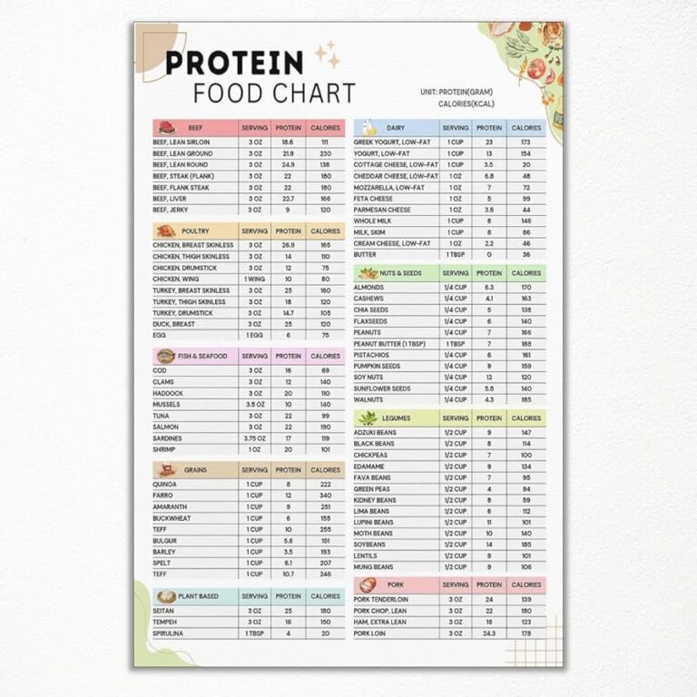 Amazon High Protein Food List Chart Poster Low Carb Keto Food Canvas Wall Art Muscle Building And Weight Loss Diet Guide Print Healthy Meal Plan Pictures For Kitchen 8x12in Unframed Office