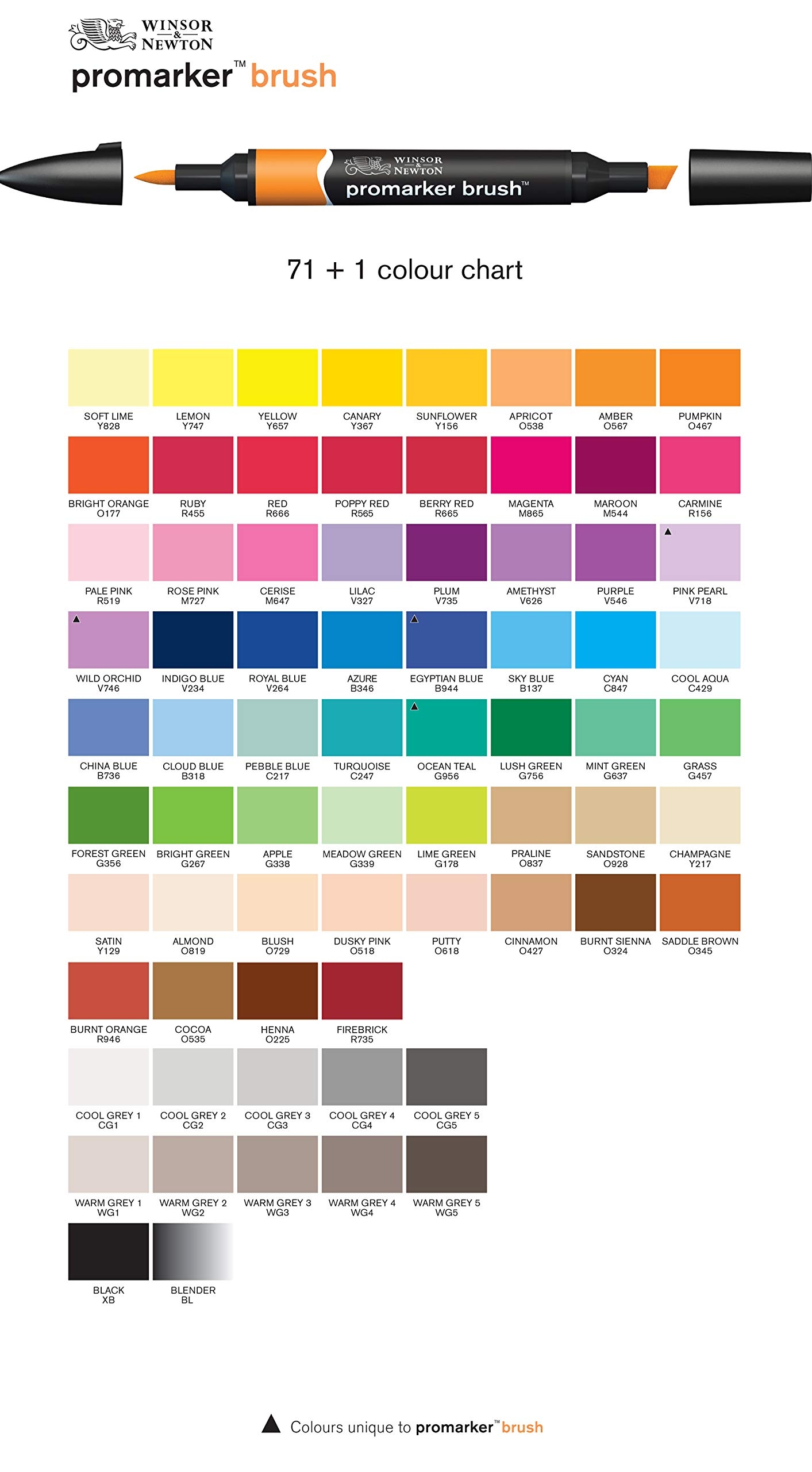 Amazon Winsor Newton Promarker Brush Saddle Brown