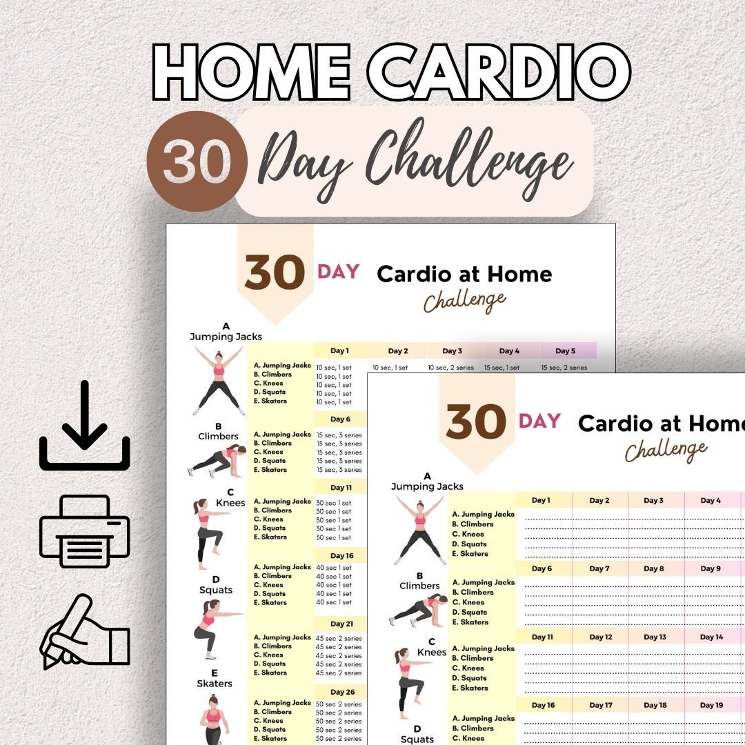 Daily Exercise Chart For Weight Loss