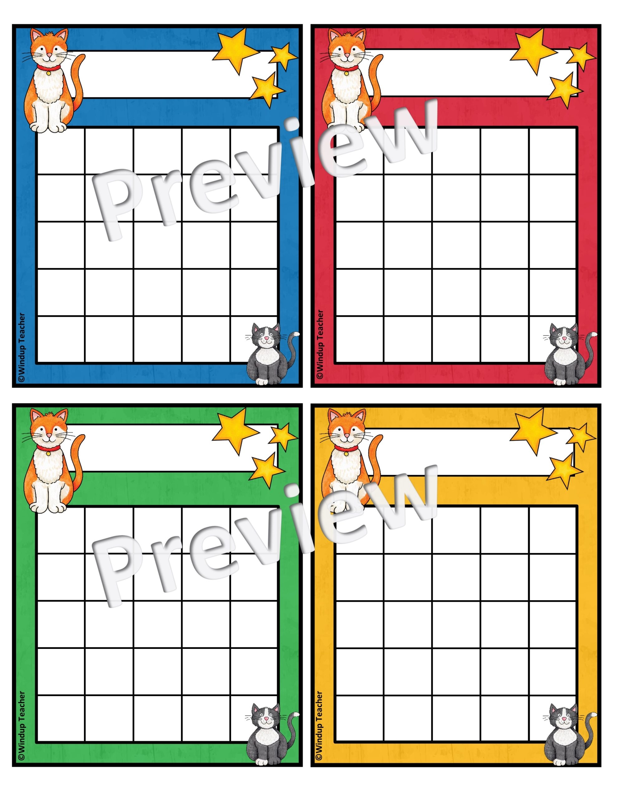 Cat Sticker Charts Printable Reading Incentive Reward Reproducibles Made By Teachers Cat Sticker Charts Printable Reading Incentive Reward Reproducibles Made By Teachers