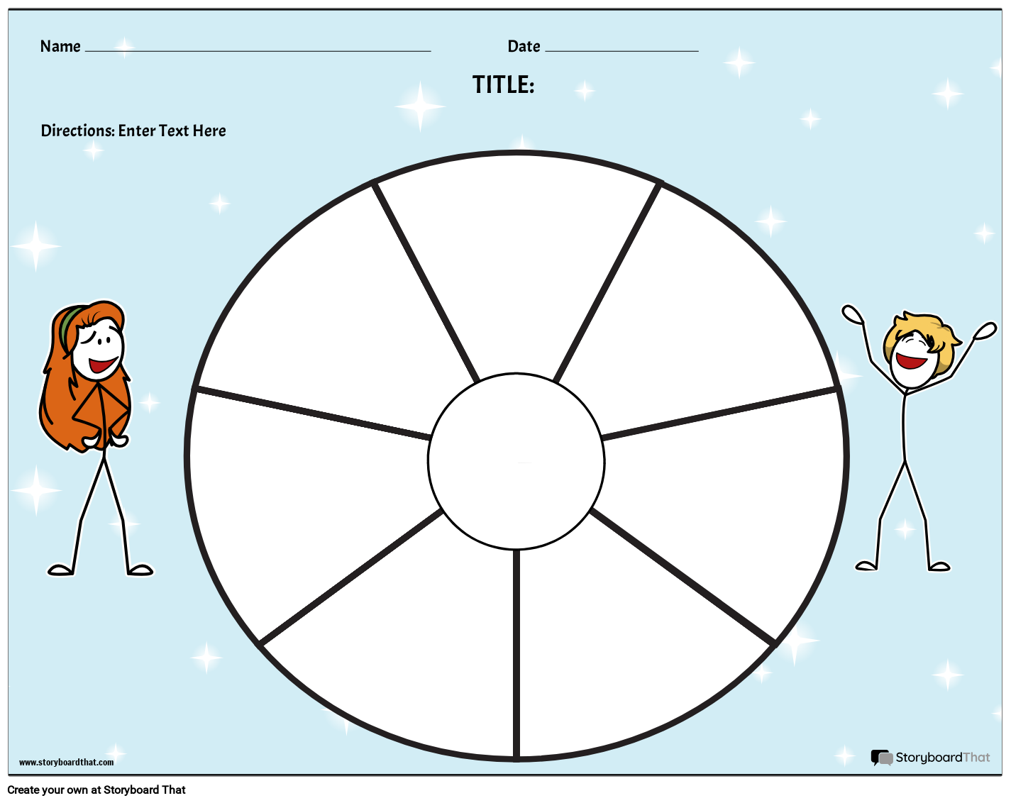 Circle Chart Maker Worksheets Storyboard That