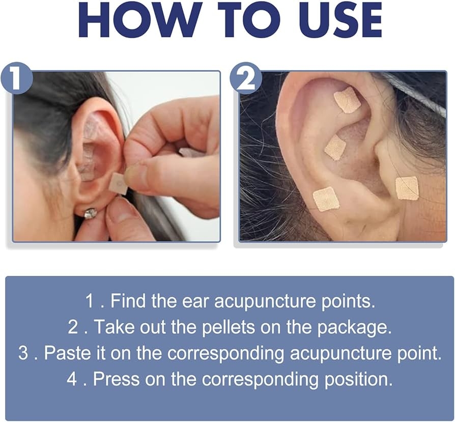 Ear Semi Acupressure Kit Acupressure Chart For Weight Loss For The Ear Amazon de Health Personal Care