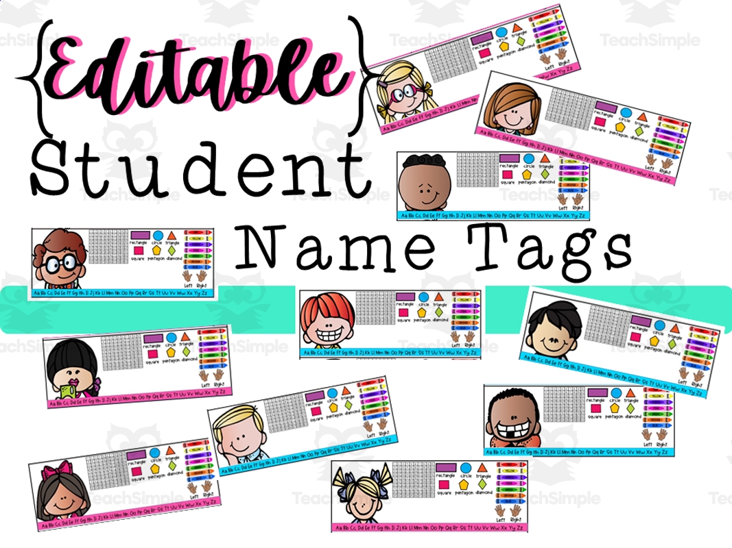 Printable Student Name Chart