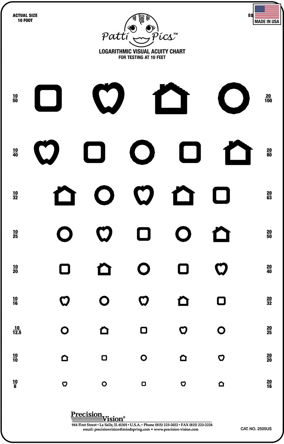 Eye Charts For Eye Exams 10 Feet ULTECHNOVO Wall Eye Chart Visual Testing Chart Children Eye Chart Snellen Eye Chart Hanging Standard Chart For Home School Kindergarten Eye Charts For Eye Exams
