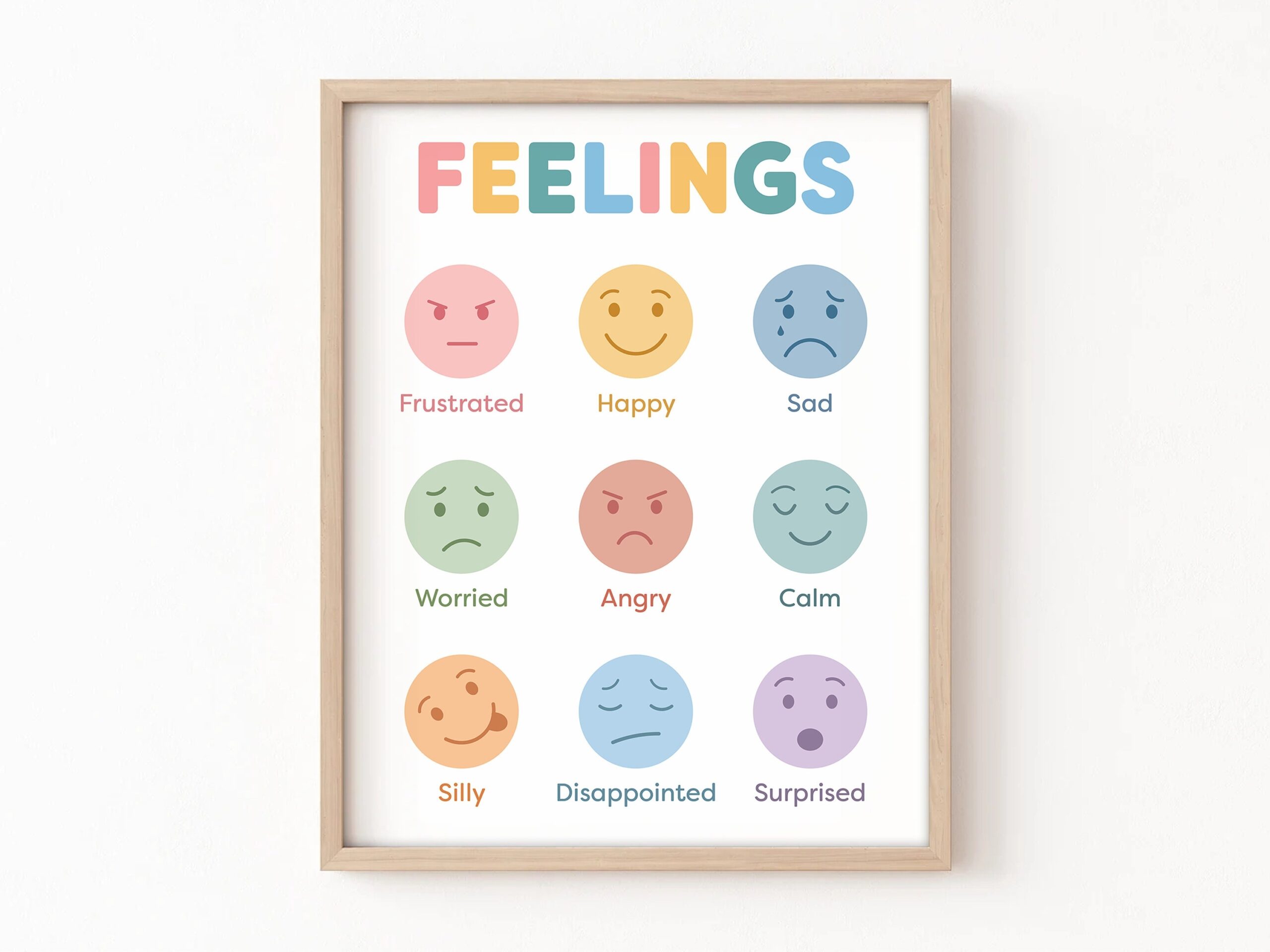 Preschool Feelings Chart Printable Preschool Feelings Chart Printable