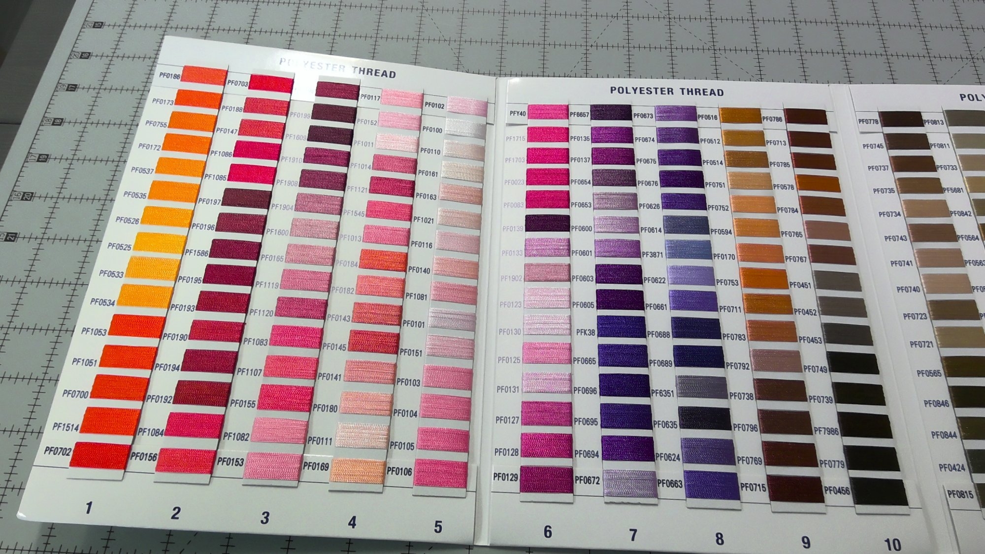 Floriani Deluxe Thread Chart With Actual Threads 844050096053 Floriani Deluxe Thread Chart With Actual Threads 844050096053