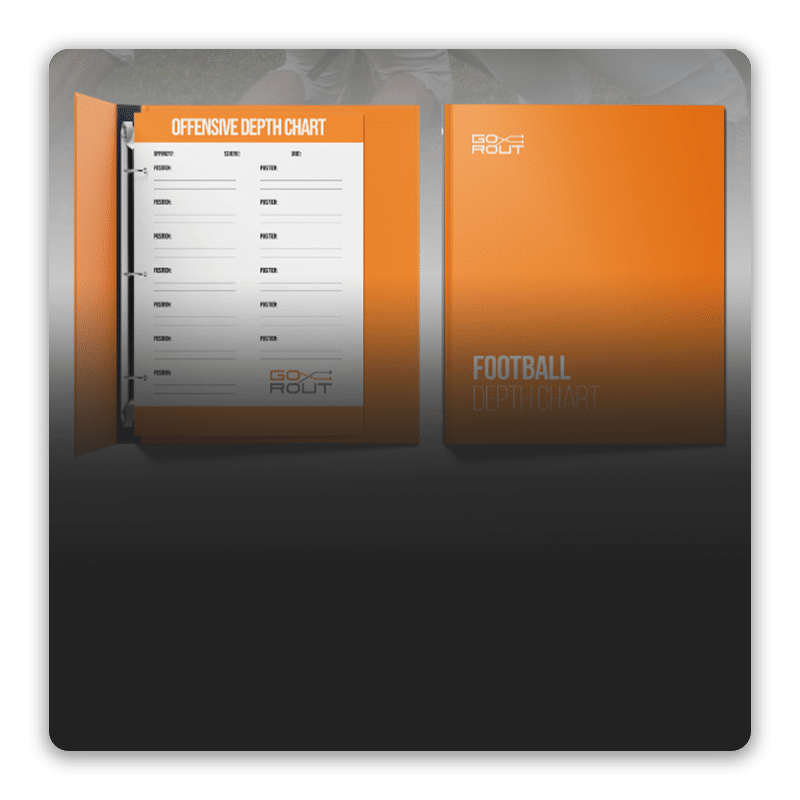 Printable Blank Football Depth Charts