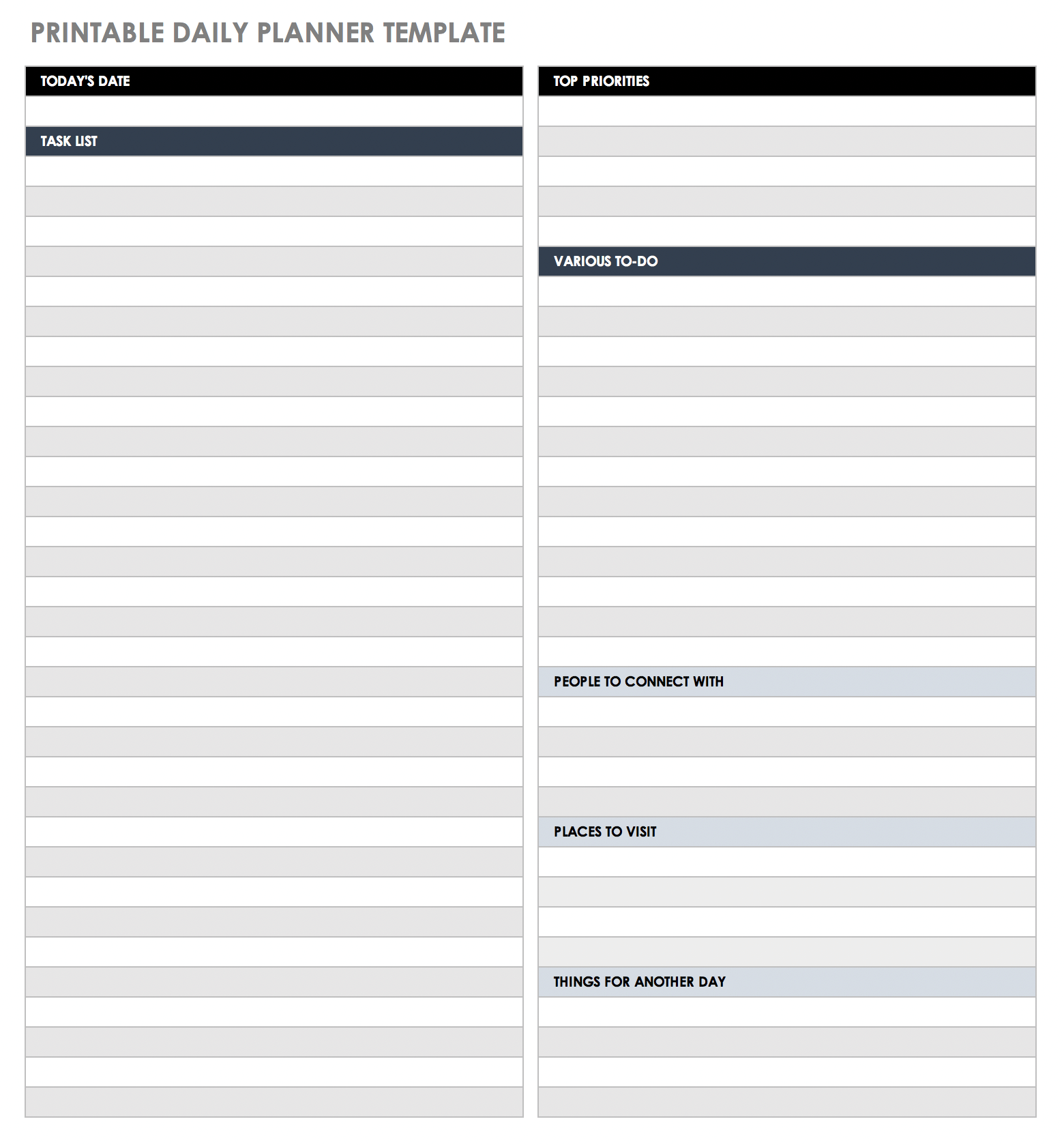 Free Daily Work Schedule Templates Smartsheet Free Daily Work Schedule Templates Smartsheet