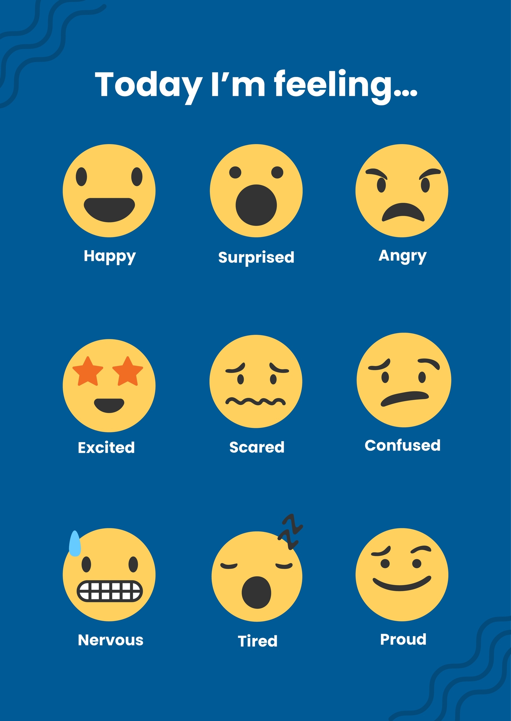 Free Printable Emotion Chart