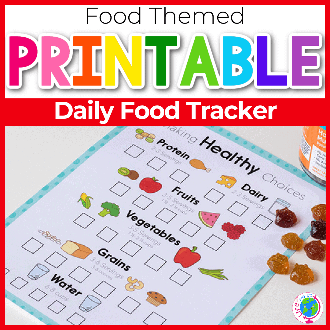 Free Printable Food Tracker To Encourage Healthy Choices