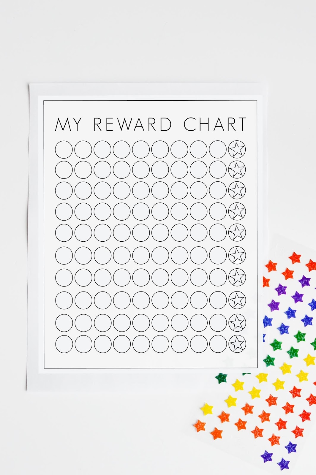 Working For Reward Chart Printable Working For Reward Chart Printable