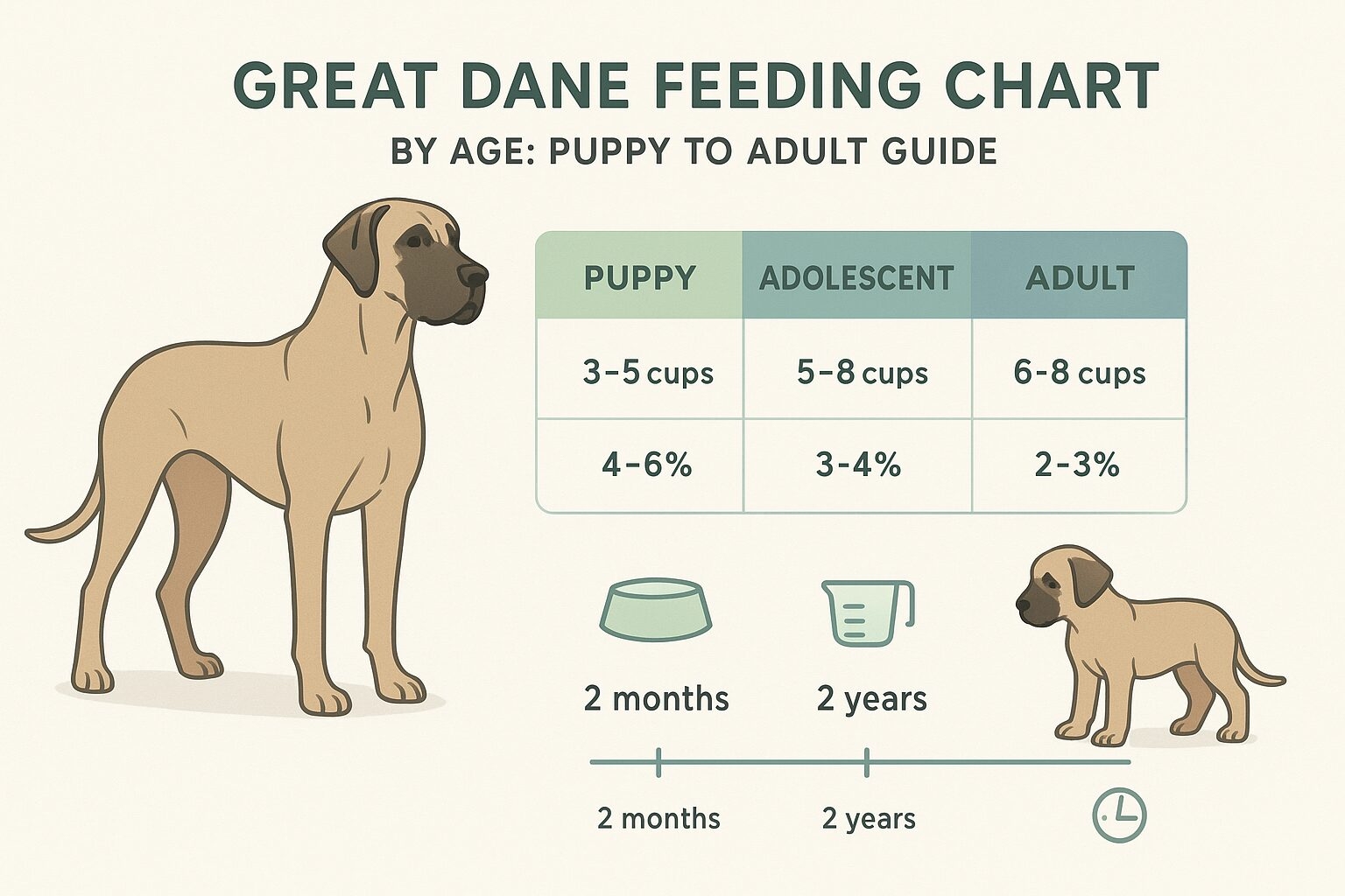 Great Dane Feeding Chart By Age A Complete Guide New 2025 