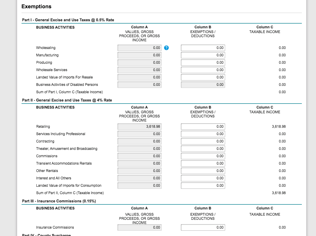 Printable Tax Chart Hawaii Get