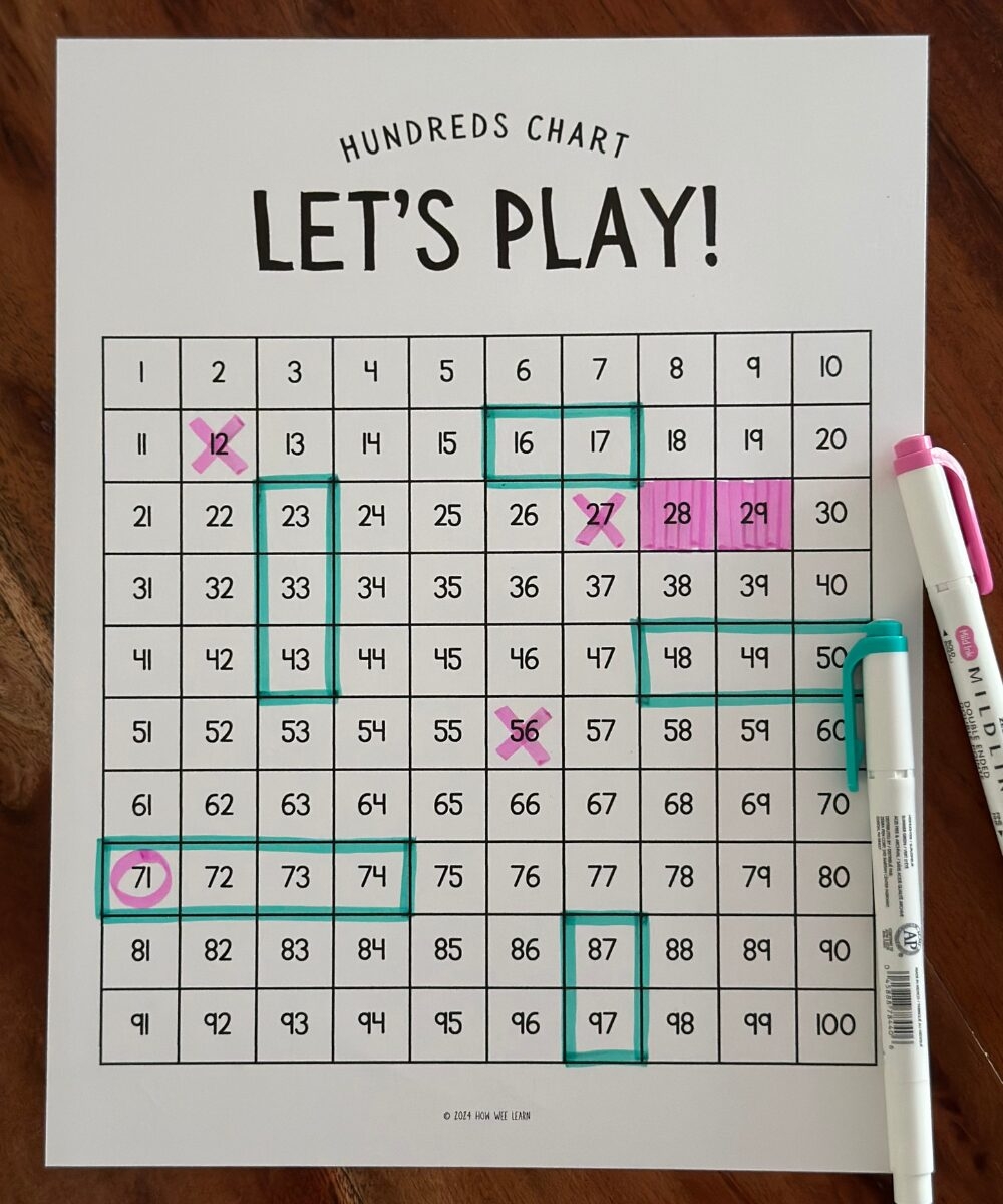 Hundreds Chart Games 8 Fun Ideas For Grades 1 To 3 How Wee Learn