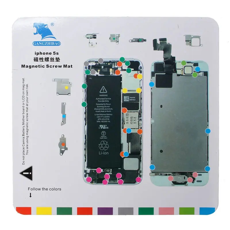 Iphone Screw Mat 31 in 1 Magnetic Screw Mat For IPhone Repair Part Charts For IPhone 6 To 15 Pro Max Disassembly Iphone Screws Iphone Screw Mat 31 in 1 Magnetic Screw Mat For IPhone Repair Part Charts For IPhone 6 To 15 Pro Max Disassembly Iphone Screws
