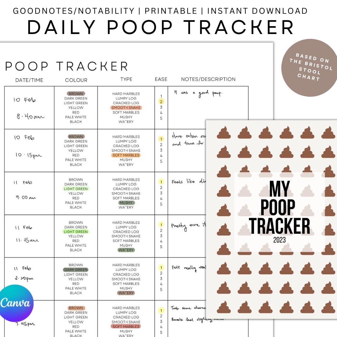 Kids Poop Chart Etsy