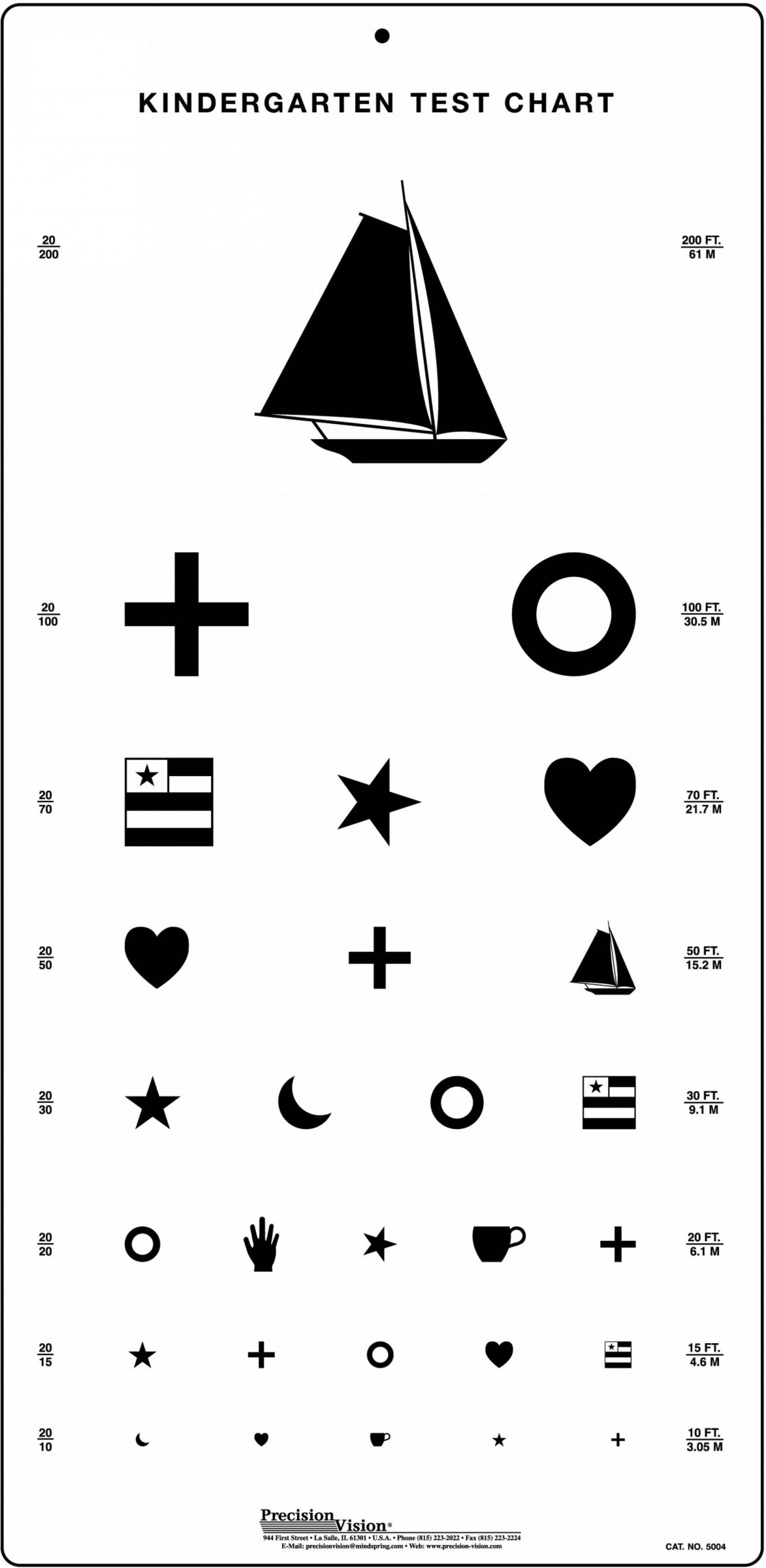 Free Printable Vision Chart