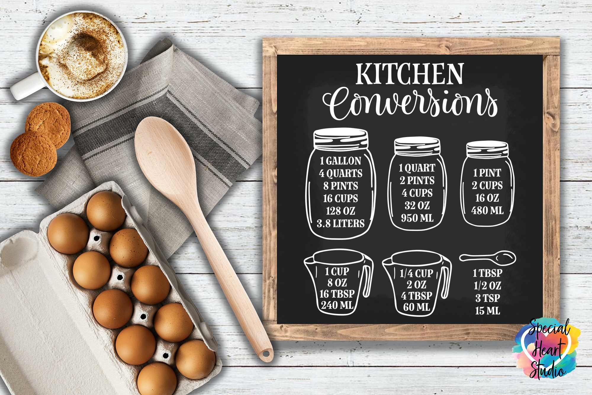 Free Printable Cooking Converstion Chart
