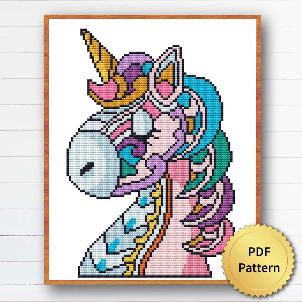 Mandala Unicorn Cross Stitch Pattern 4Stitch Cross Stitch Patterns Mandala Unicorn Cross Stitch Pattern 4Stitch Cross Stitch Patterns