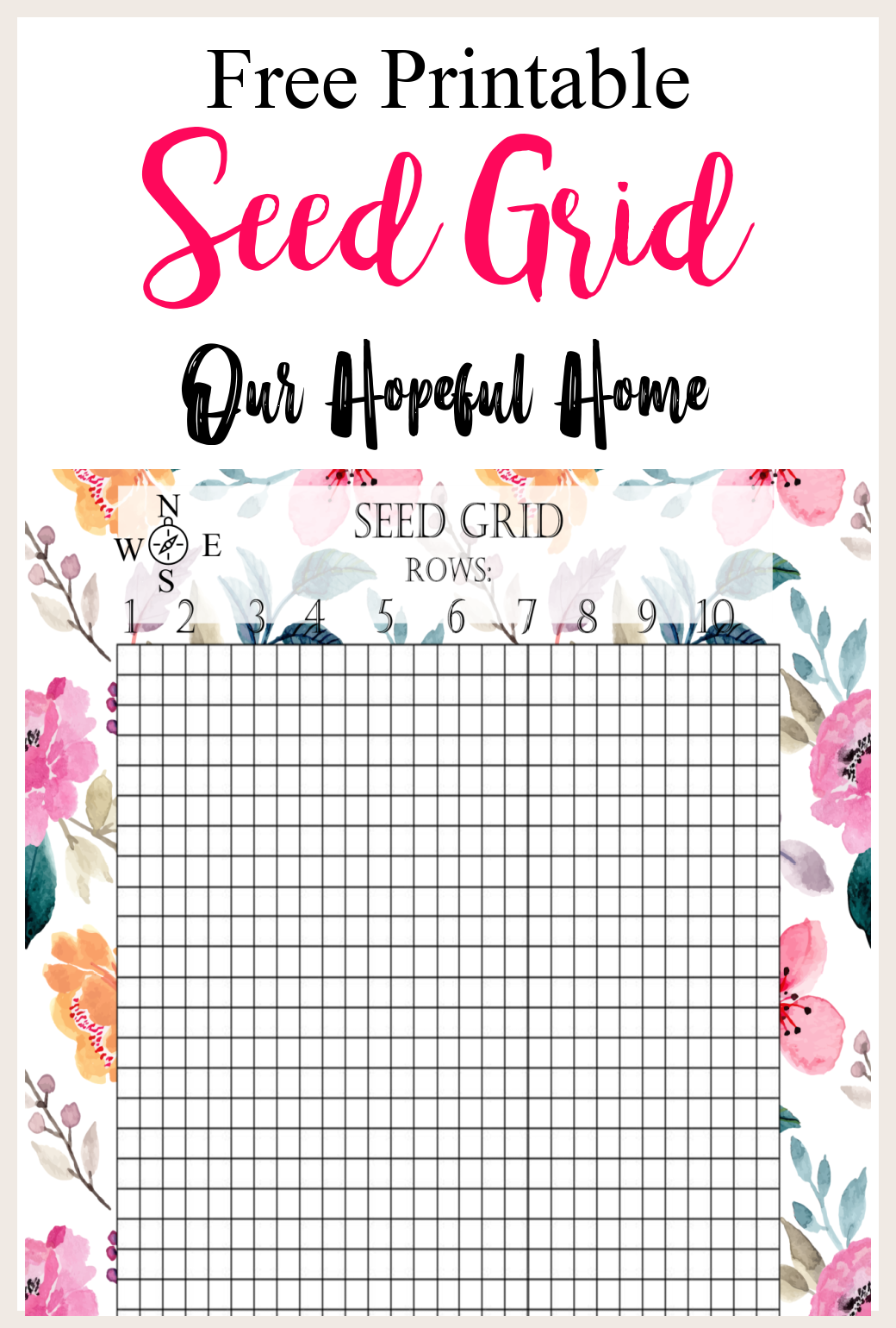 Our Hopeful Home Free Seed Grid Printable And Seed Planting Chart Ideas Our Hopeful Home Free Seed Grid Printable And Seed Planting Chart Ideas