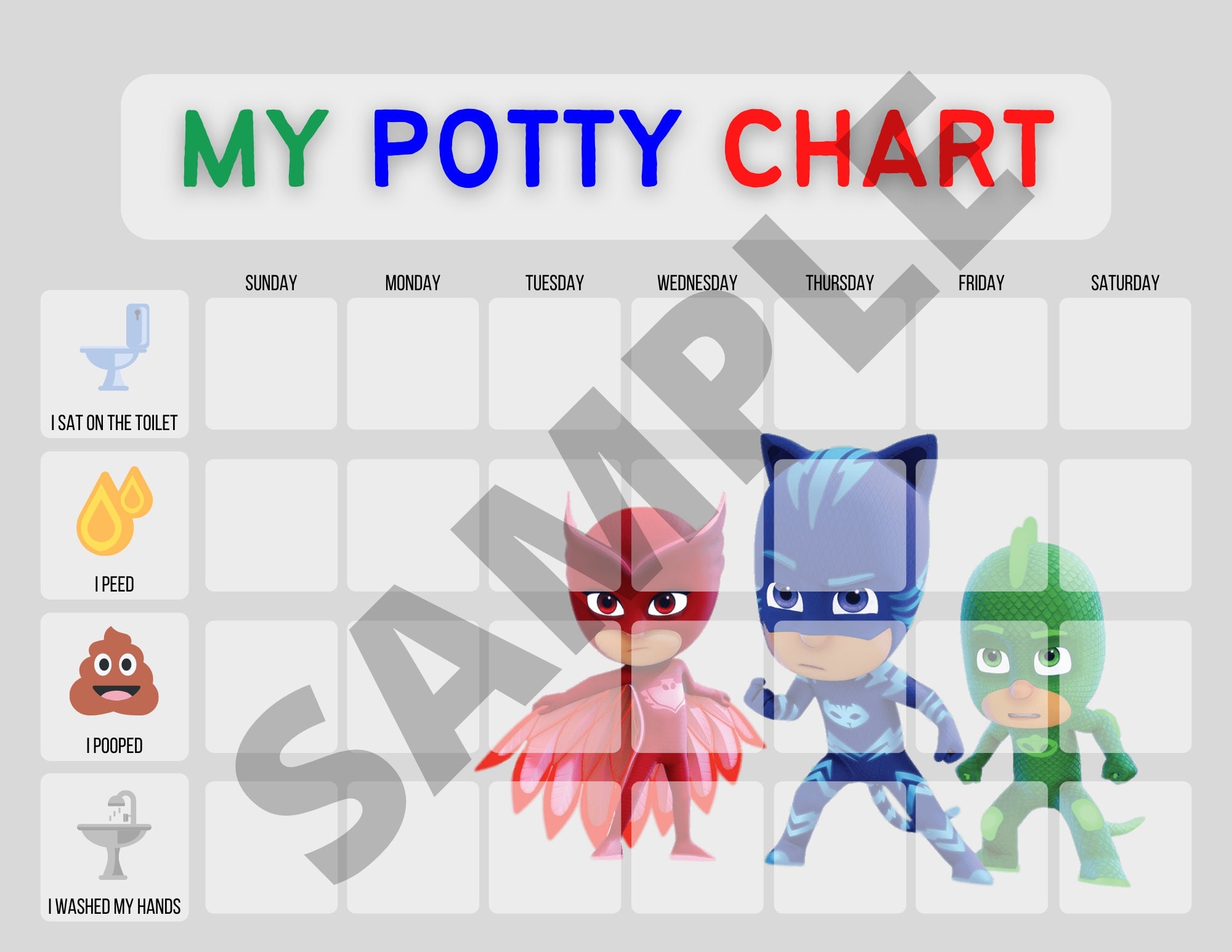 Pj Masks Baby boys Pj Mask 7pk Potty Training Pant Pj Masks Potty Chart Potty Training Chart Pj Masks Potty Ireland Huggies Pull Ups 3t 4t