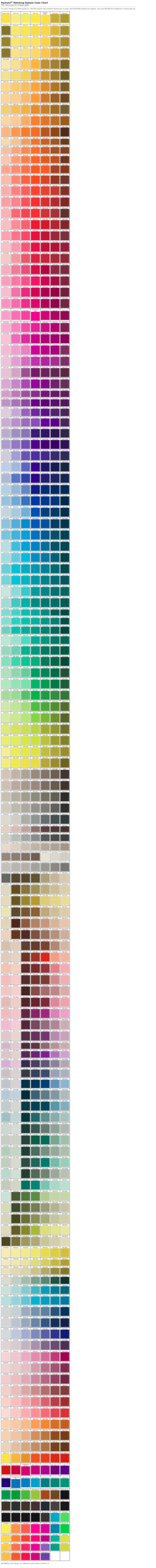 Printable Pantone Color Chart Pdf Printable Pantone Color Chart Pdf
