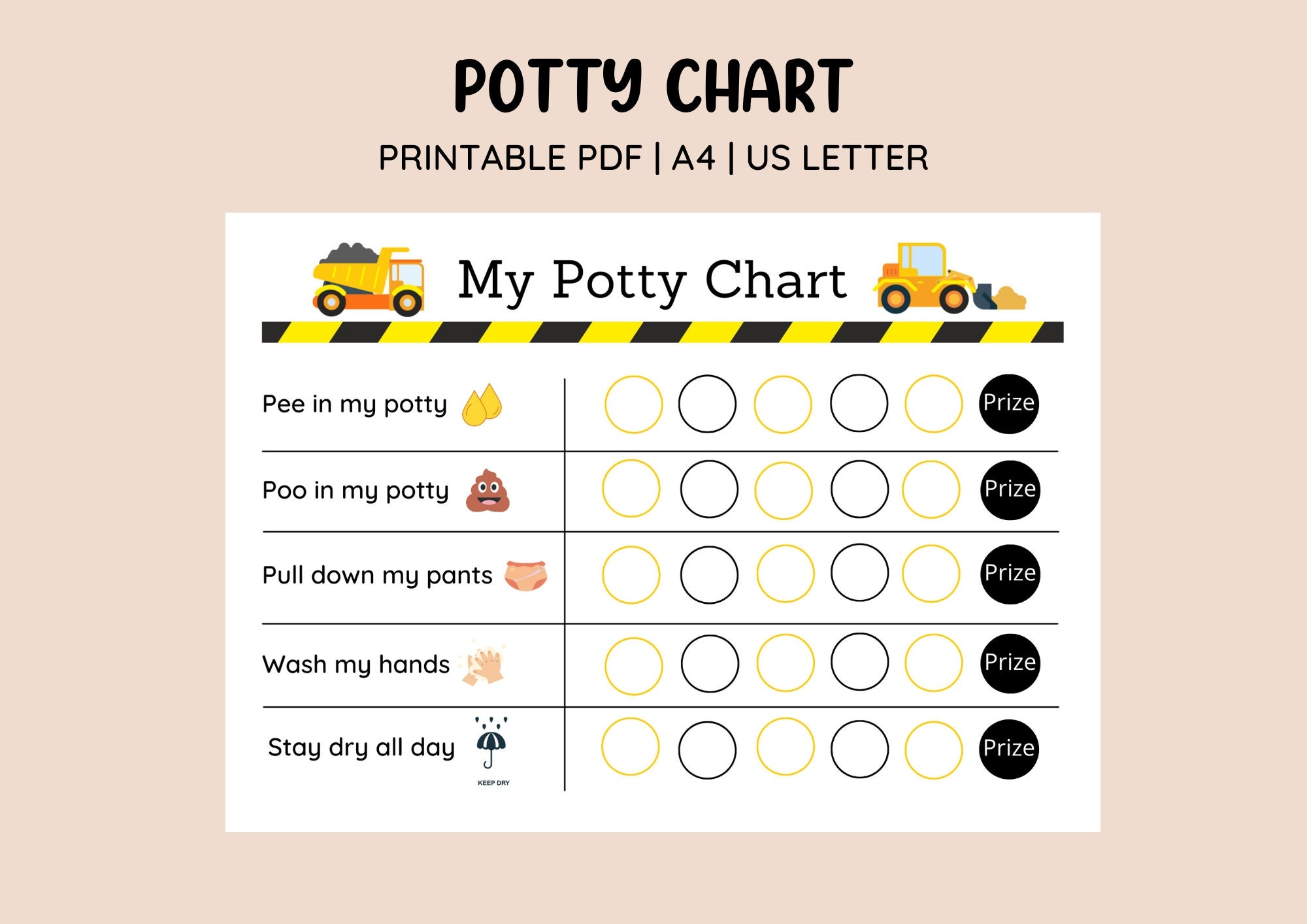 Potty Training Charts Free Printable