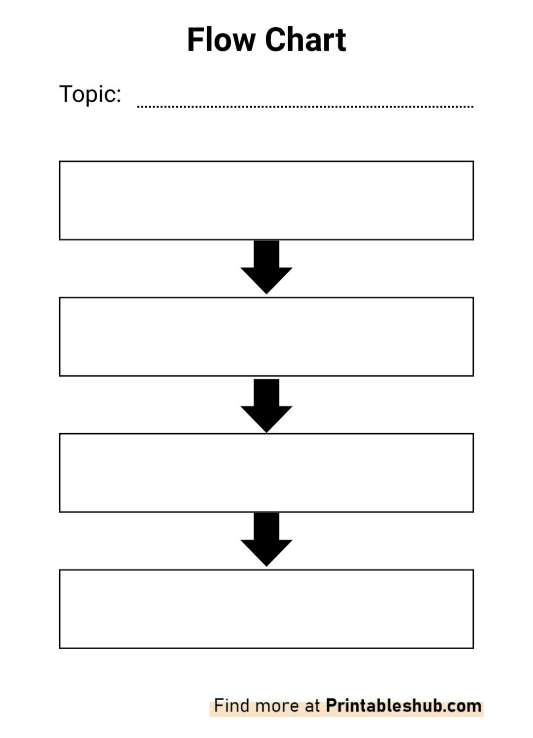Printable Blank Flow Chart Templates PDF Included Printables Hub Printable Blank Flow Chart Templates PDF Included Printables Hub