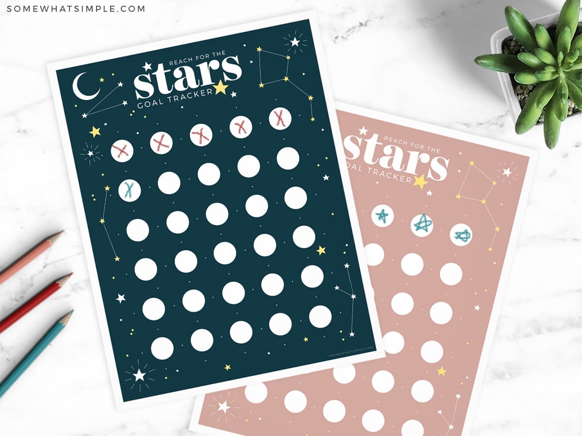 Free Printable Kids Goal Chart