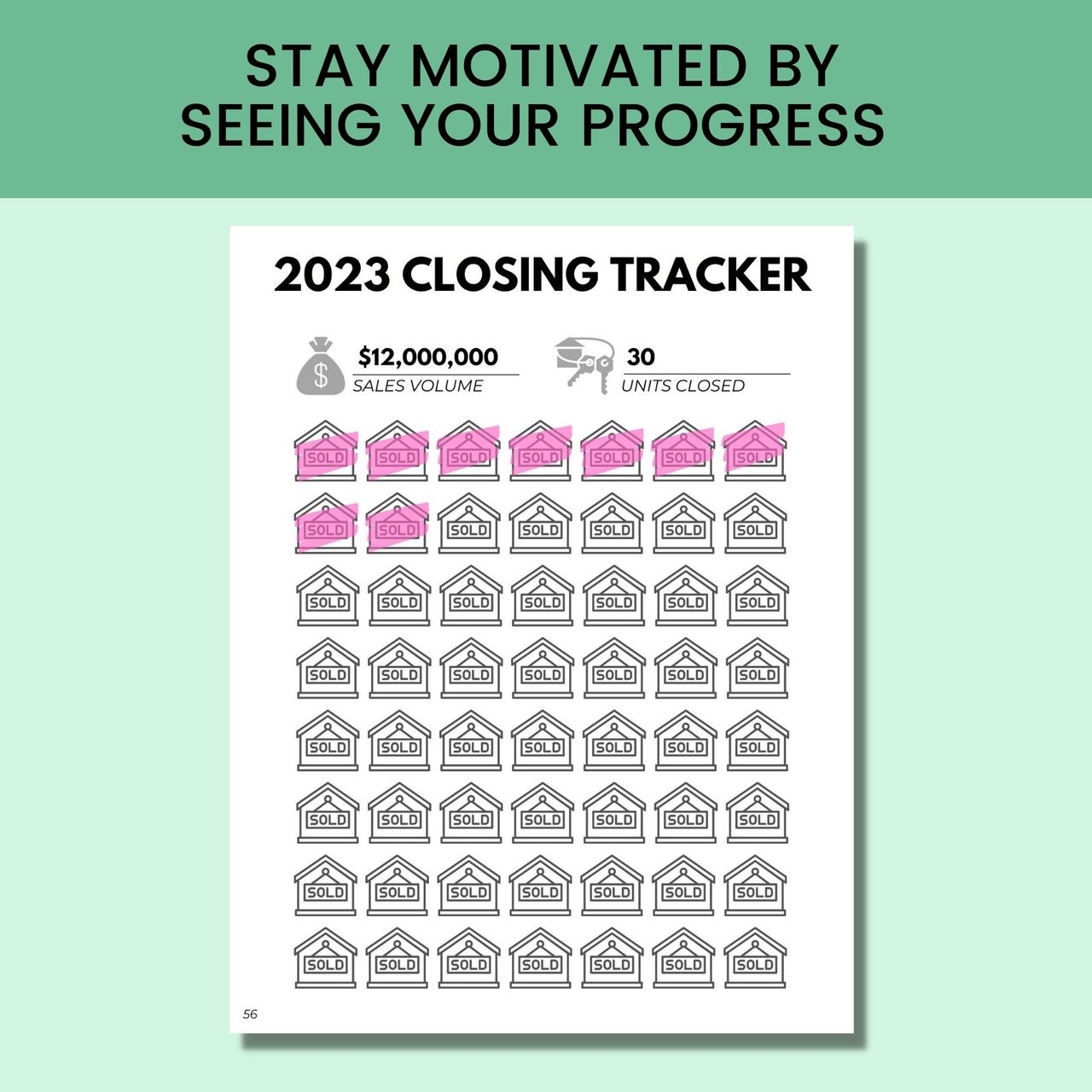Chart Printable Realtor Selling House Goals Chart Printable Realtor Selling House Goals