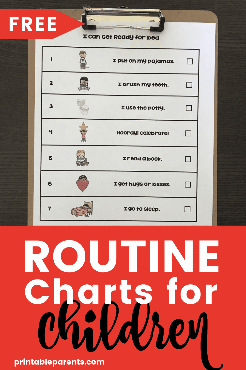 Routine Charts For Children Printable Parents