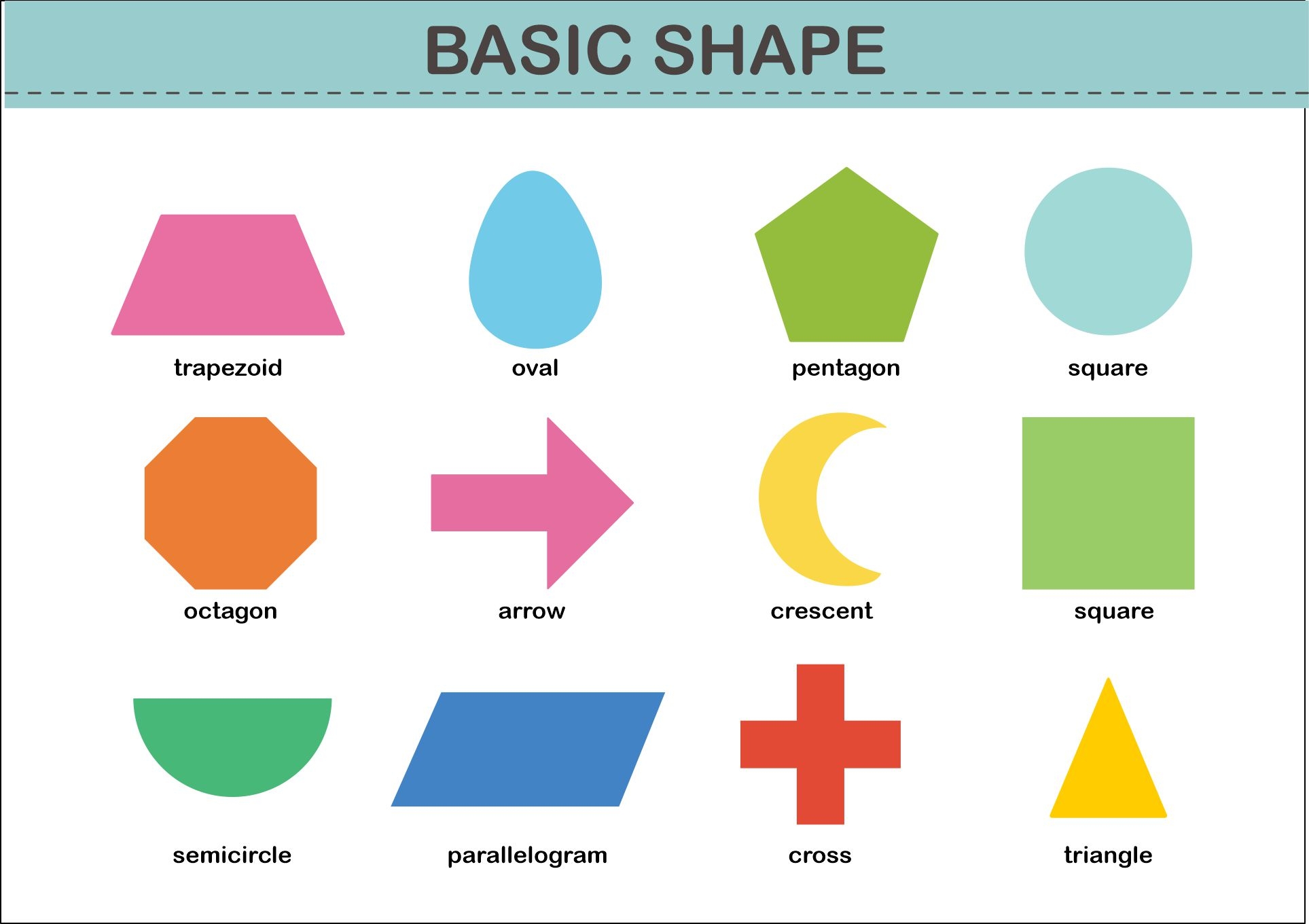 Shapes Chart 10 Free PDF Printables Printablee