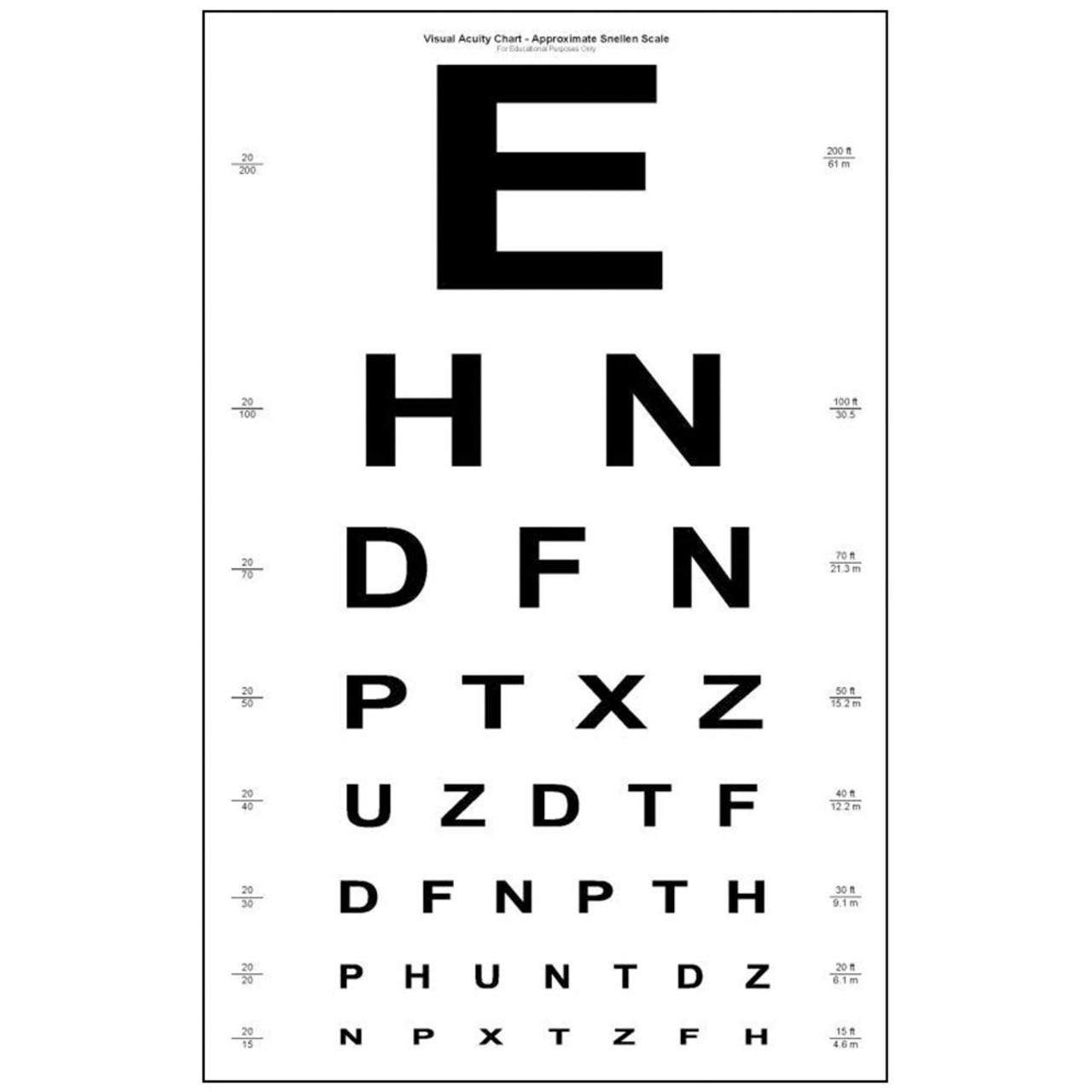 Snellen Eye Chart Home Eye Chart Home Science Tools Worksheets Library