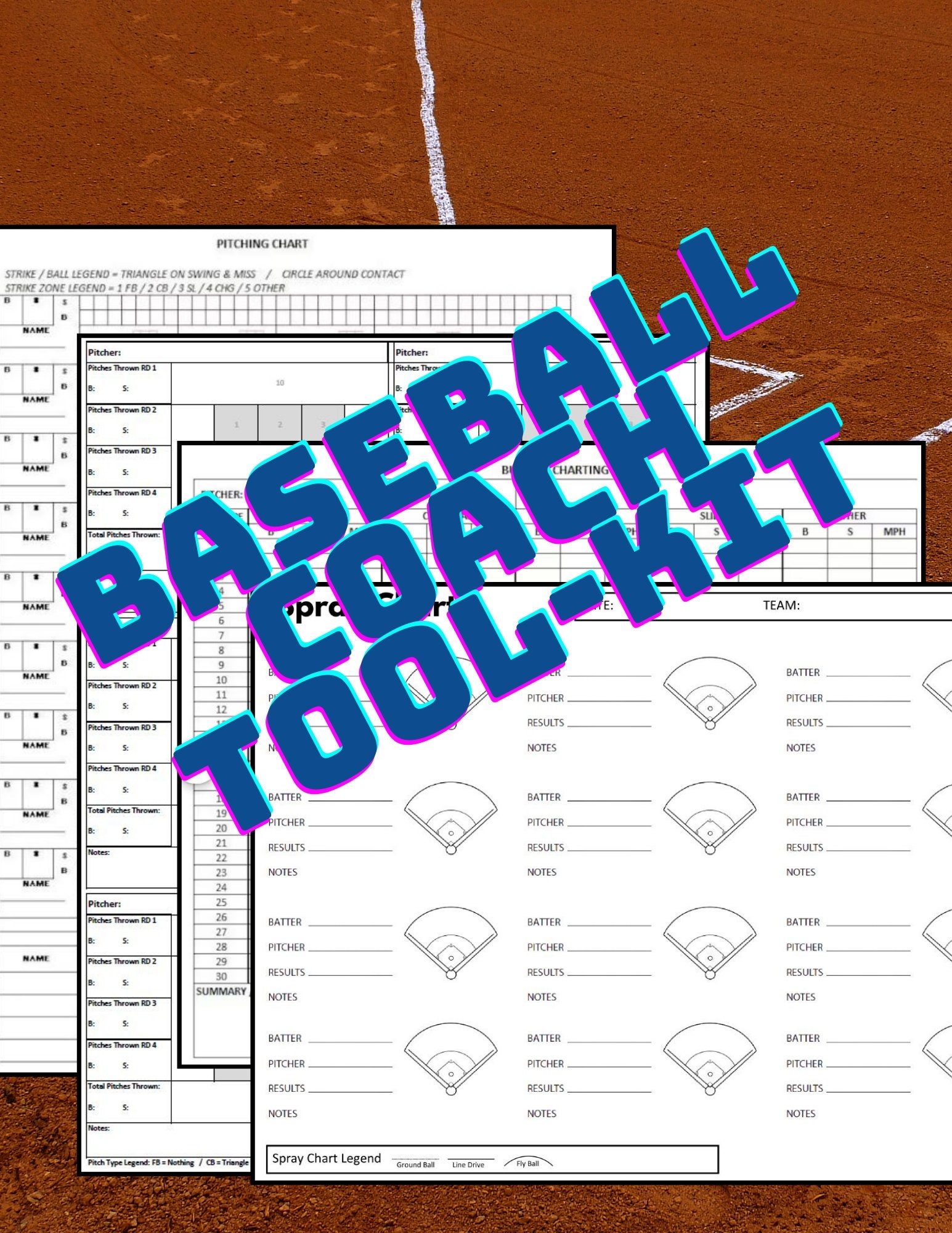 Softball Spray Chart Printable Softball Spray Chart Printable