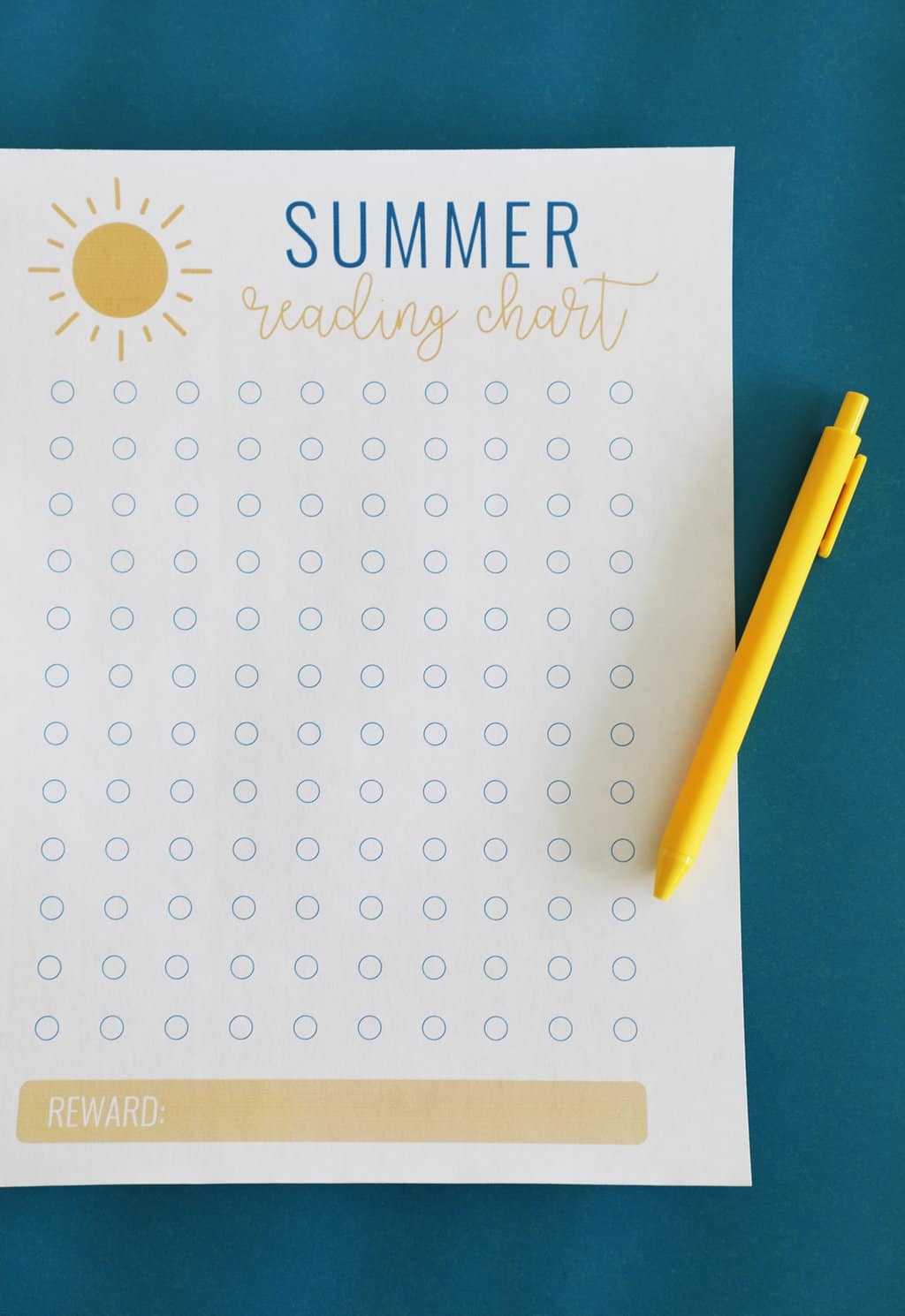 Summer Reading Chart Printable Pdf