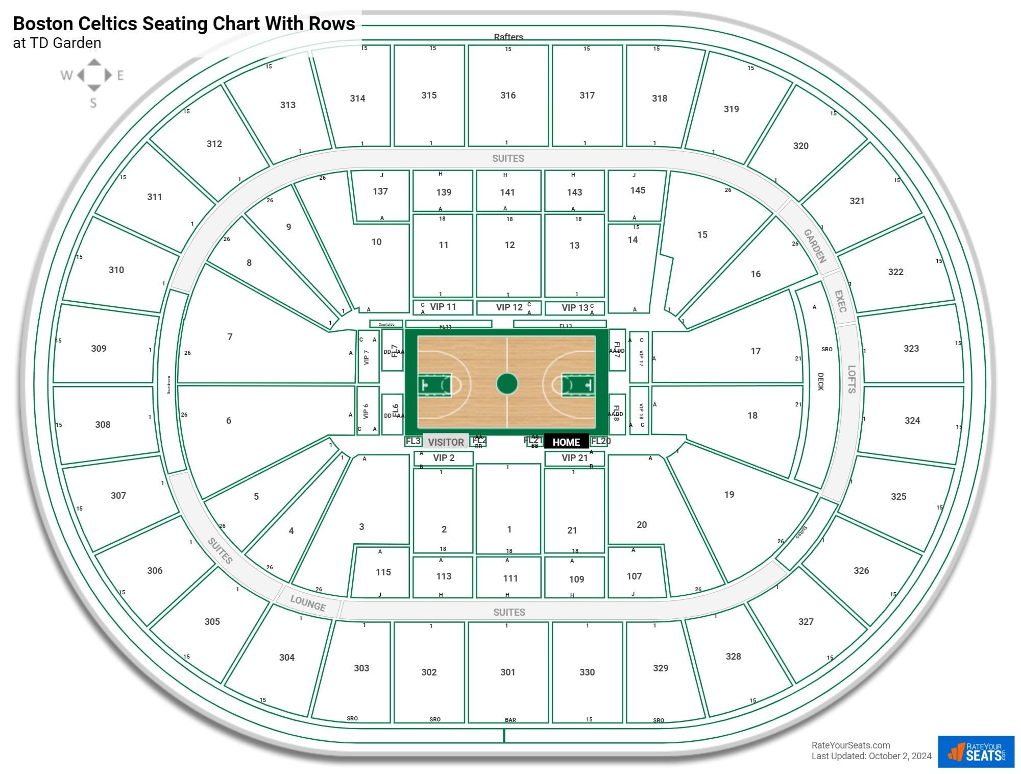 TD Garden Seating Charts RateYourSeats TD Garden Seating Charts RateYourSeats