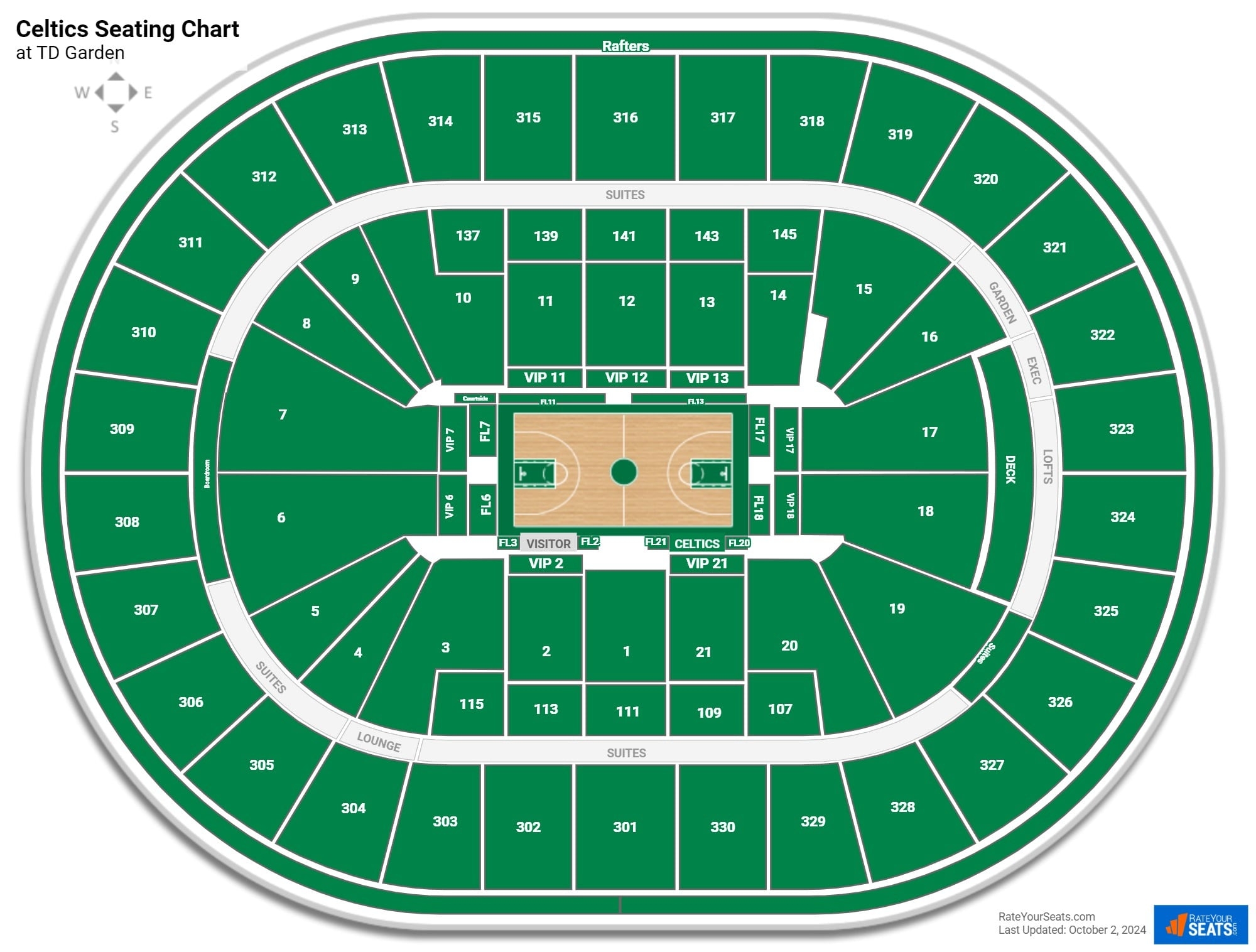 TD Garden Seating Charts RateYourSeats TD Garden Seating Charts RateYourSeats
