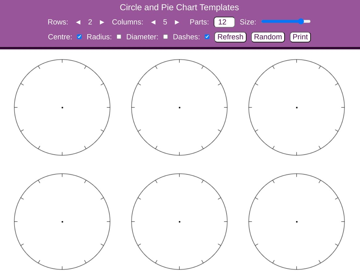 Teaching Pie charts Or Circle Theorems Soon These Customisable Circle Templates Might Be Useful Https t co 2XWkkVxXqR