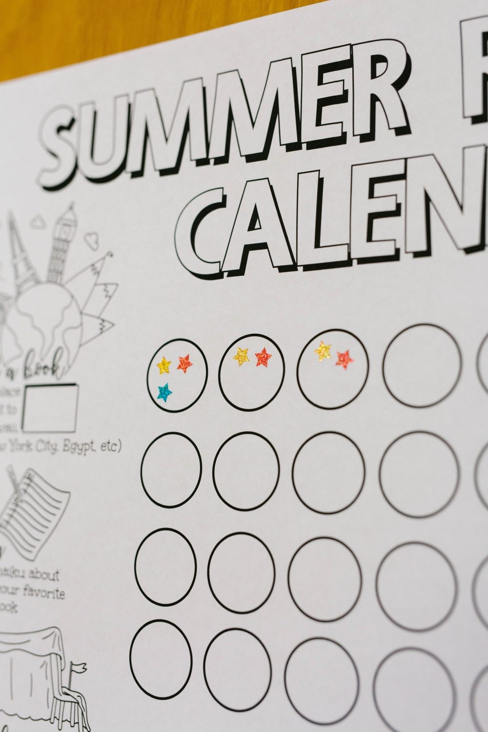 The Summer Reading Chart printable Everyday Reading