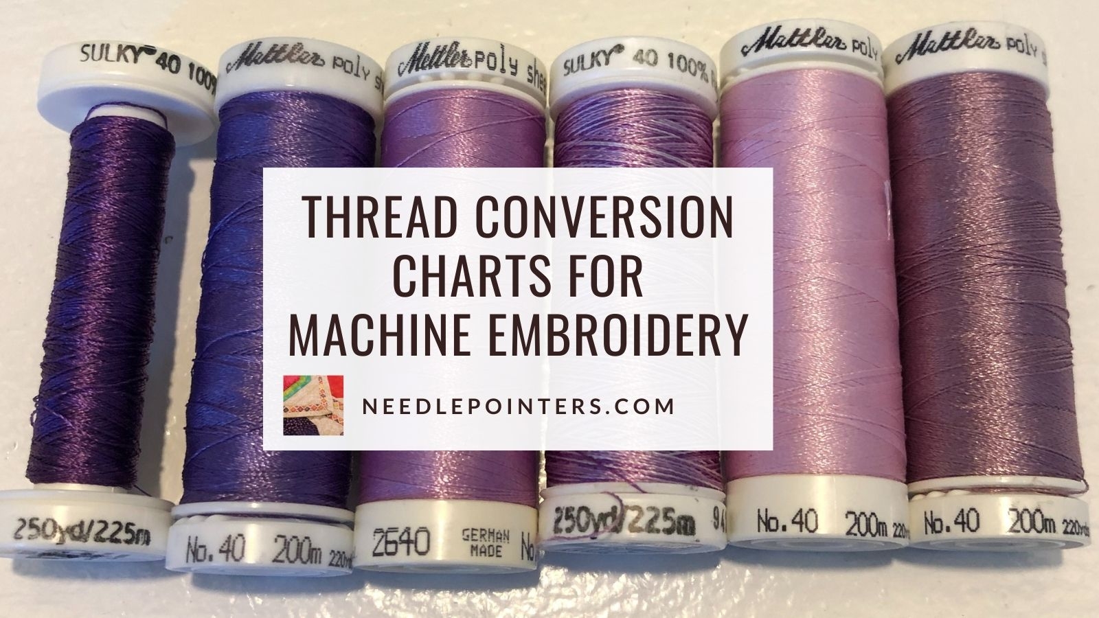 Thread Conversion Charts For Machine Embroidery Needlepointers Thread Conversion Charts For Machine Embroidery Needlepointers