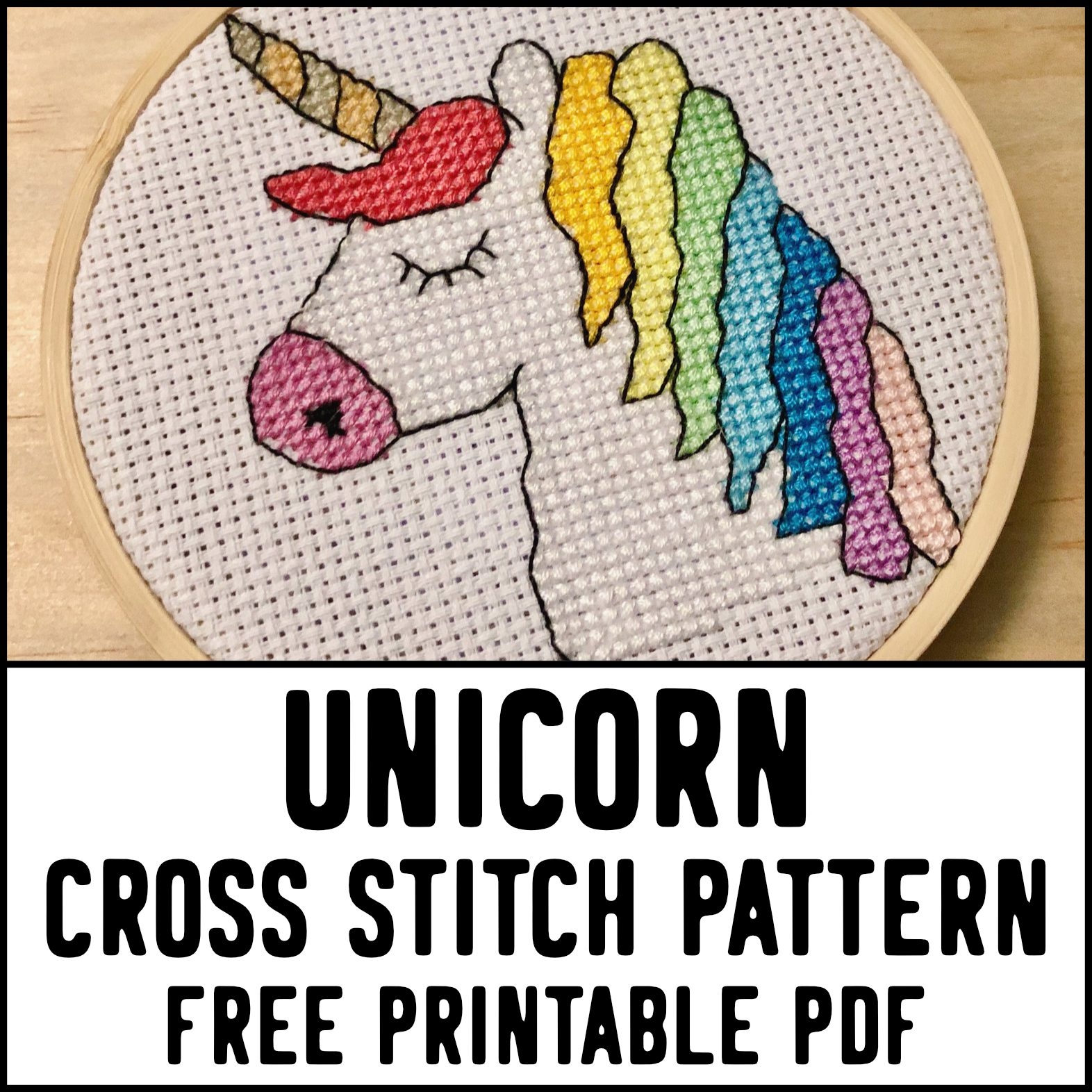 Unicorn Cross Stitch Pattern Free Printable Mama Geek Unicorn Cross Stitch Pattern Free Printable Mama Geek