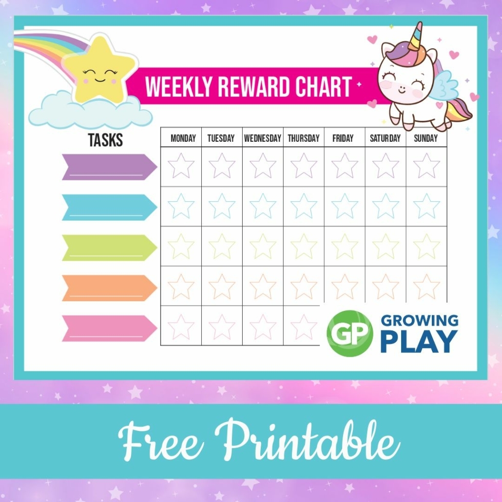 Reward Chart Printable Free Pdf