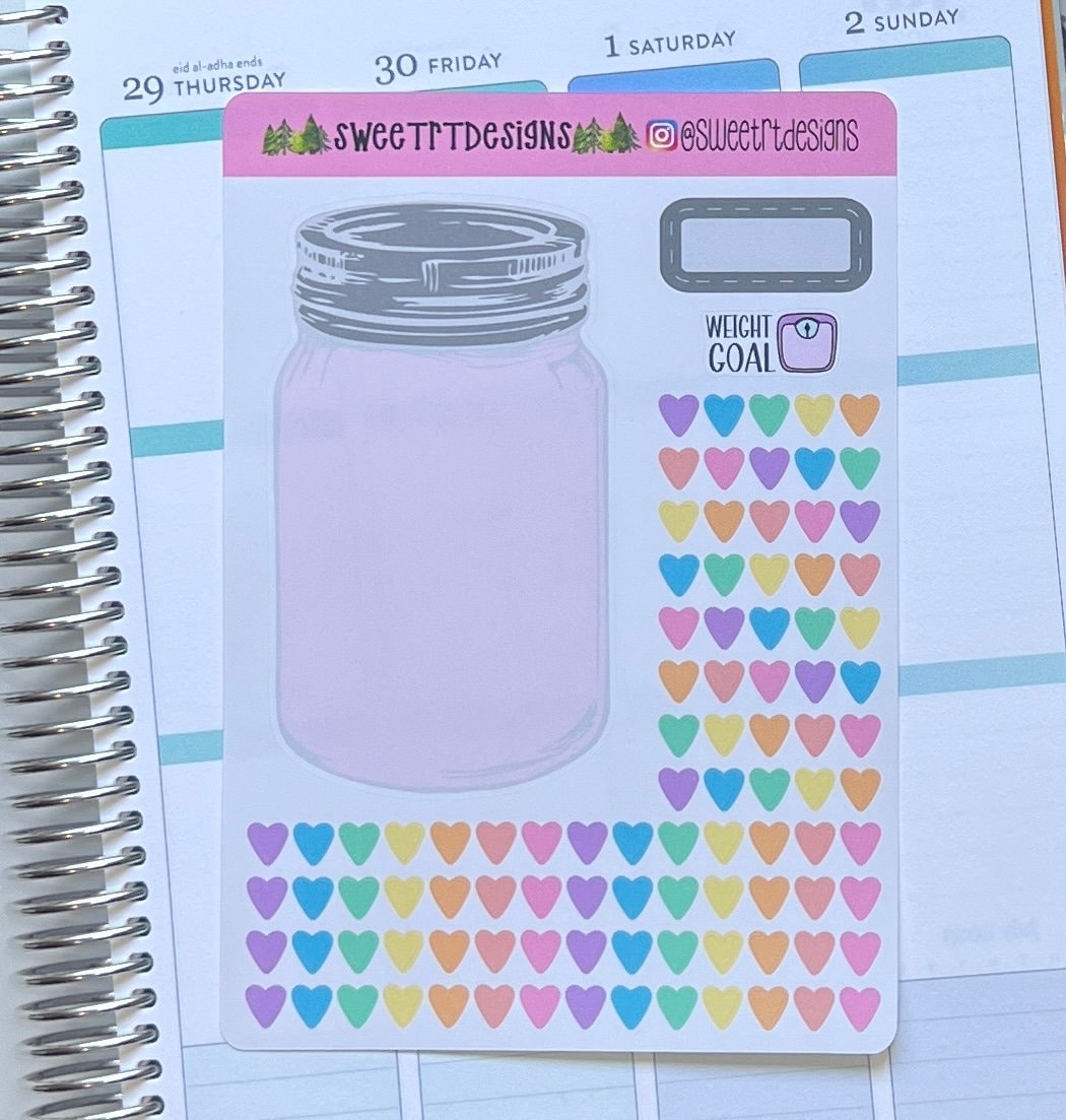 Weight Loss Jar 100 Etsy