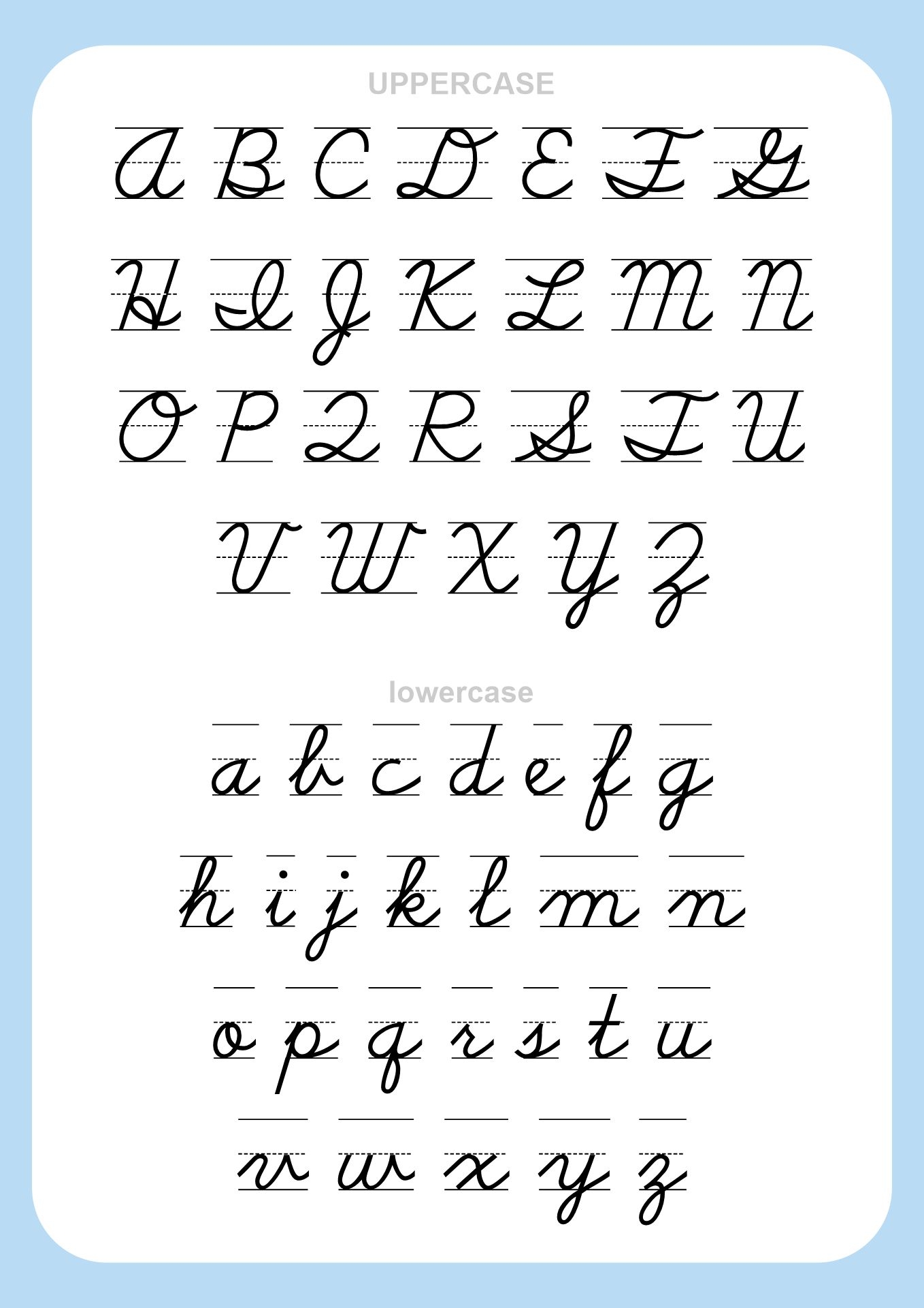 Zaner Bloser Handwriting Chart 10 Free PDF Printables Printablee Zaner Bloser Handwriting Chart 10 Free PDF Printables Printablee